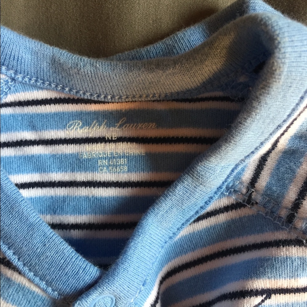 Ralph Lauren newborn onesie
